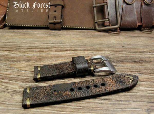 BF20 Vintage Traditional Style Strap size 22mm/24mm/26mm/28mm – image 3